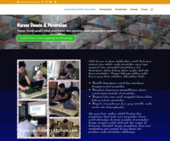 Usahapercetakan.com(Kursus Desain Percetakan) Screenshot