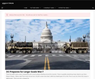 Usahitman.com(USAHITMAN Conspiracy News) Screenshot