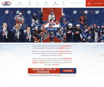 Usahockey.com(USA Hockey) Screenshot