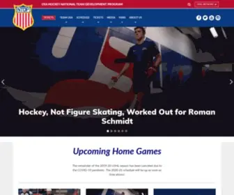 Usahockeyntdp.com(USA Hockey National Team Development Program) Screenshot