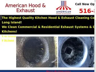 Usahoods.com(Kitchen Hood And Exhaust Cleaning) Screenshot