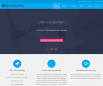 Usahostingplans.com(Usahostingplans) Screenshot