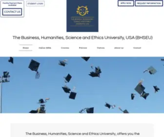 Usahumanities.university(Science and Ethics University) Screenshot