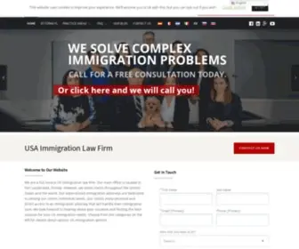 Usaimmigrationlaw.com(USA Immigration Law) Screenshot