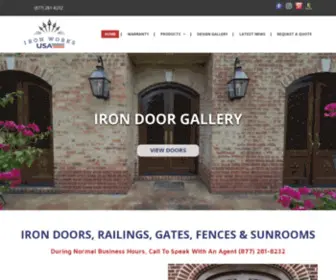 Usaironworks.com(Iron Works U.S.A) Screenshot