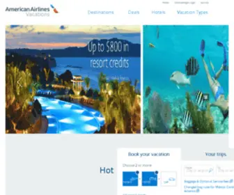 Usairwaysvacations.com(American Airlines) Screenshot