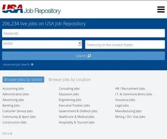 Usajobrepository.com(USA Job Repository) Screenshot