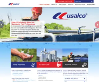 Usalco.com(Leaders in Clean Water Solutions) Screenshot