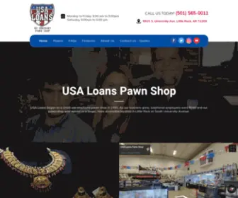 Usaloansinc.com(USA Loans Pawn Shop) Screenshot