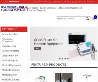 Usamedicalsurgical.com(USA Medical & Surgical Supplies) Screenshot