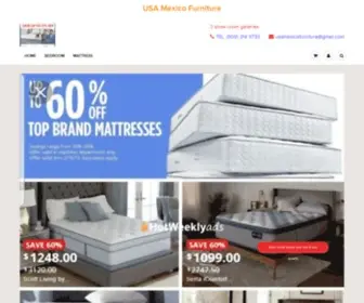 Usamexicofurniture.com(USA Mexico Furniture) Screenshot