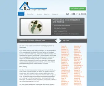 Usamoldinspectionpros.com(USA Mold Inspection Pros) Screenshot