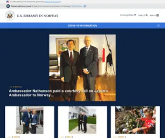 USA.no(The mission of the United States Embassy) Screenshot