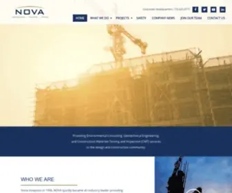 Usanova.com(Nova Engineering) Screenshot