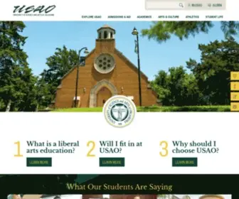 Usao.edu(University of Science and Arts of Oklahoma) Screenshot