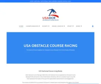 Usaocr.org(The National Governing Body for Obstacle Course Racing) Screenshot