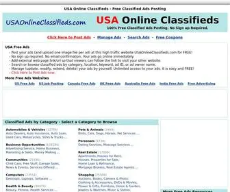 Usaonlineclassifieds.com(USA Free Online Classifieds) Screenshot
