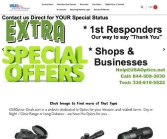 Usaoptics-Deals.com(USAOptics-Deals specials for OUR Members) Screenshot