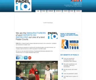 Usapadeltennis.com(Construction, Manufacturing and Installation of Padel Tennis Courts in USA) Screenshot