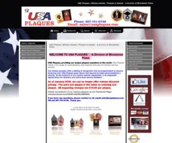 Usaplaques.com(Web Server's Default Page) Screenshot