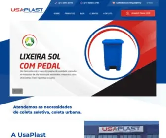 Usaplast.com.br(Soluções em Coletores Plásticos) Screenshot