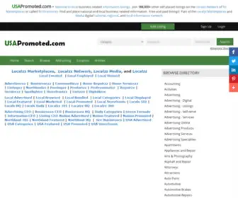 Usapromoted.com(Business related information marketplace) Screenshot