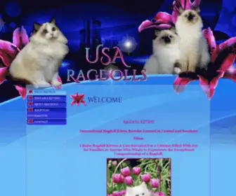 Usaragdolls.com(USADolls Ragdolls) Screenshot