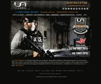 Usarmor.com(Made in the U.S.A) Screenshot