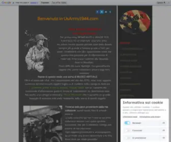 Usarmy1944.com(UsArmy1944 Militaria Seconda Guerra Mondiale WWII) Screenshot