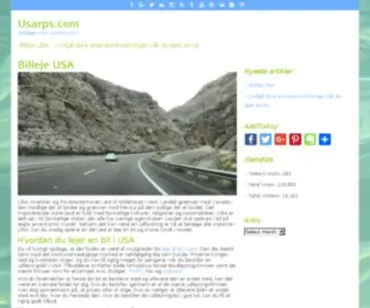 Usarps.com(Biludlejning USA) Screenshot