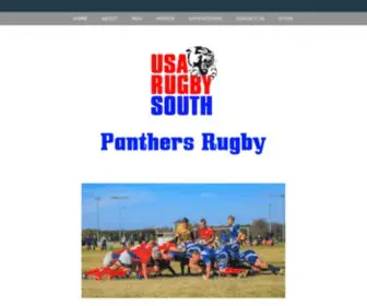 Usarugbysouthpanthers.com(USA Rugby South Panthers Rugby) Screenshot