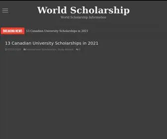 Usascholarz.com(World Scholarship) Screenshot