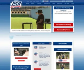 Usashooting.org(USA Shooting Team) Screenshot