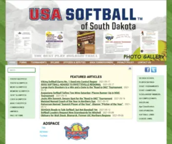 Usasoftballofsouthdakota.com(USA Softball of South Dakota) Screenshot