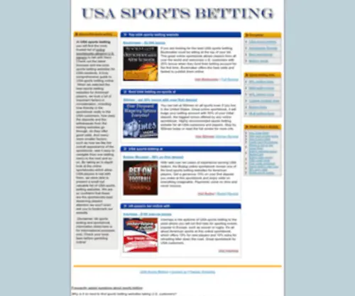 Usasportsbetting.net Screenshot