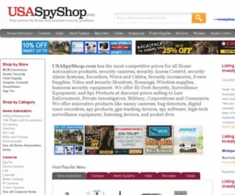 Usaspyshop.com(Great selection on all Home Automation products) Screenshot