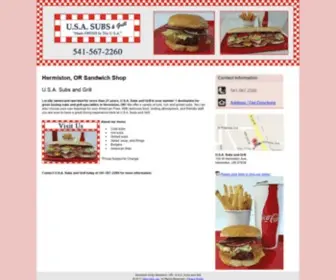 Usasubsandgrill.com(Sandwich Shop) Screenshot