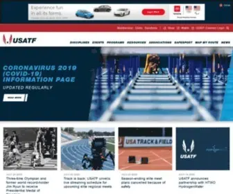 Usatf.org(USA Track & Field) Screenshot