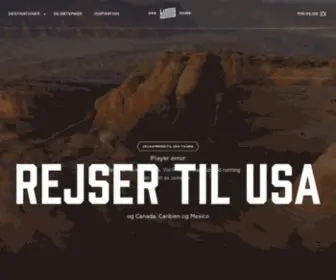 Usatours.dk(Rejser til USA) Screenshot