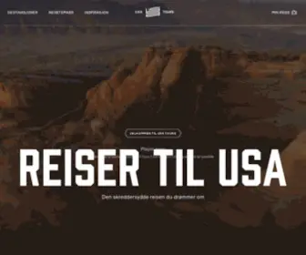 Usatours.no(Bestill din reise til USA gjennom USATours) Screenshot