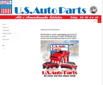 Usautoparts.no(Auto Parts "Alt i Amerikanske bildeler") Screenshot