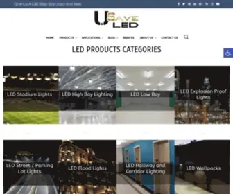 Usaveled.com(Commercial LED Lighting Solutions from uSaveLED My title) Screenshot