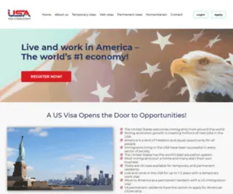 Usavisaconsultant.com(USA Visa Consultant) Screenshot