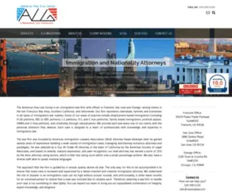 Usavisalaw.com(The American Visa Law Group) Screenshot