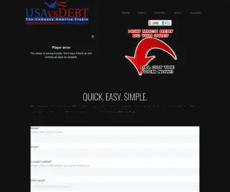 Usavsdebt.com(USA vs) Screenshot