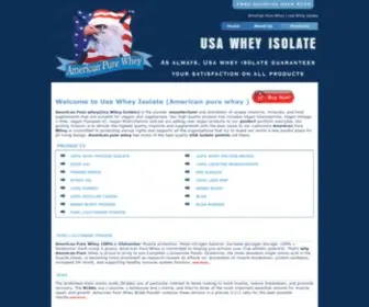 Usawheyisolate.com(Usa Whey Isolate) Screenshot