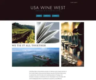 Usawinewest.com(USA Wine West) Screenshot