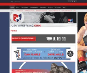 Usawrestling-Ohio.org(USA Wrestling OHIO) Screenshot