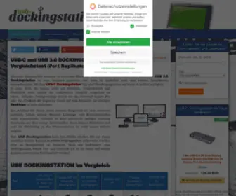USB-Dockingstation.com(USB-C und USB 3.0 Dockingstation Ratgeber & Vergleich 2021) Screenshot