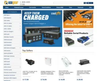 USB3.com(USBGear USB Charger Serial USB Adapter USB SERIAL USB Cable USB Hub USB SATA) Screenshot